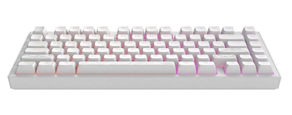 Клавіатура Dark Project ALU81 Terra Nostra White (DPKB_NOSTRA_81_ANSI_WHITE_UA) ( Білий ) Харьков - изображение 2