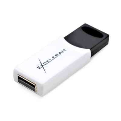 USB флеш накопитель eXceleram 64GB H2 Series White/Black USB 2.0 (EXU2H2W64) Винница