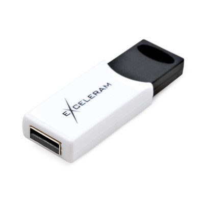 USB флеш накопитель eXceleram 64GB H2 Series White/Black USB 2.0 (EXU2H2W64) Винница - изображение 3