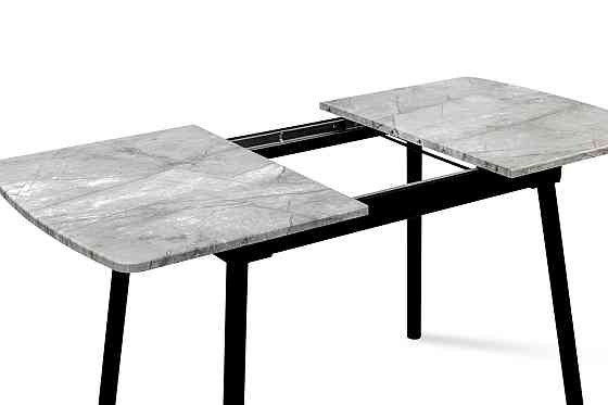 Стіл Соло 110(+35)*70 чорний метал/базальт Київ