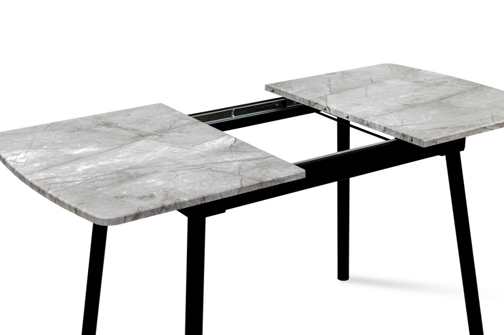 Стіл Соло 110(+35)*70 чорний метал/базальт Київ - фото 4