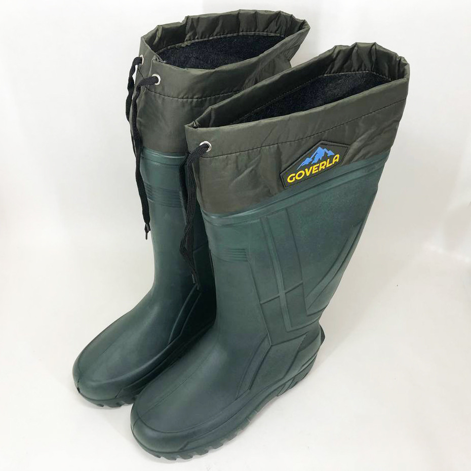 Сапоги мужские Говерла  с утеплителем качественные утепленные высокие сапоги зимние валенок Одесса - изображение 14