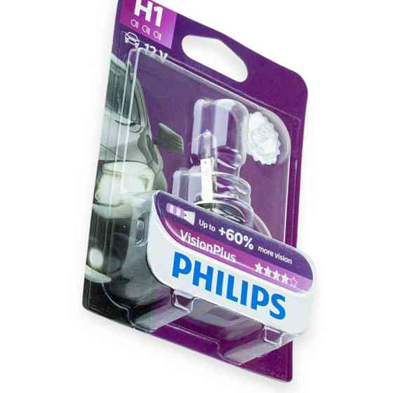 Автолампа 12V 55 W PHILIPS Vision Plus 60% H1 Мукачево
