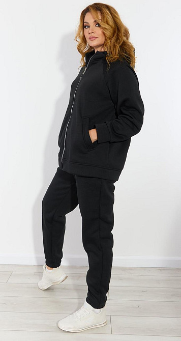 Комфортный тёплый костюм на змейке (48-50) Киев - изображение 3