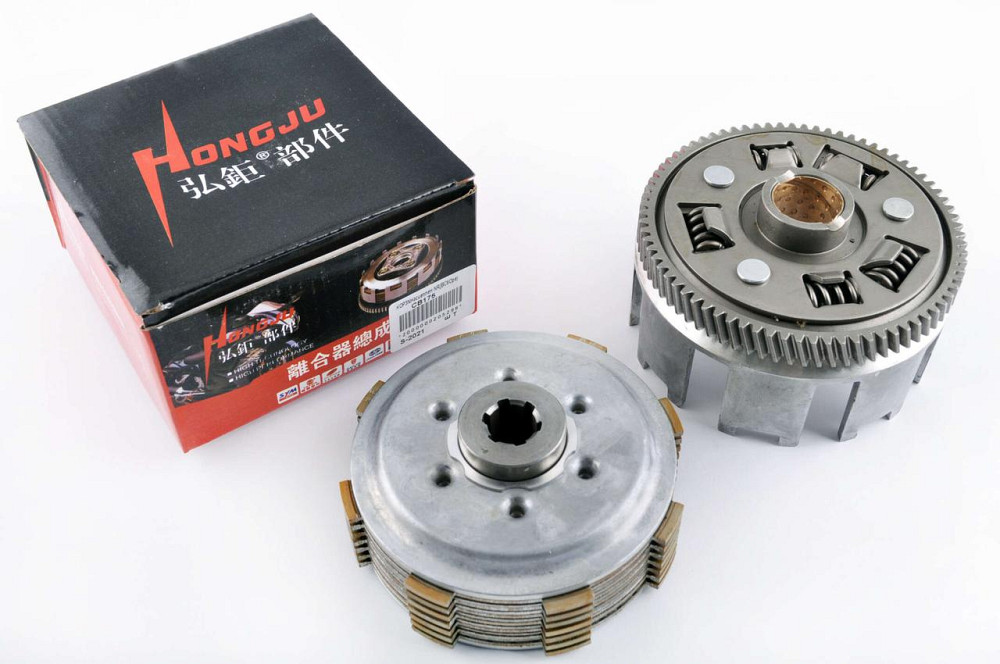 Корзина сцепления (в сборе) мотоцикл 4T CB175 Мукачево - изображение 1