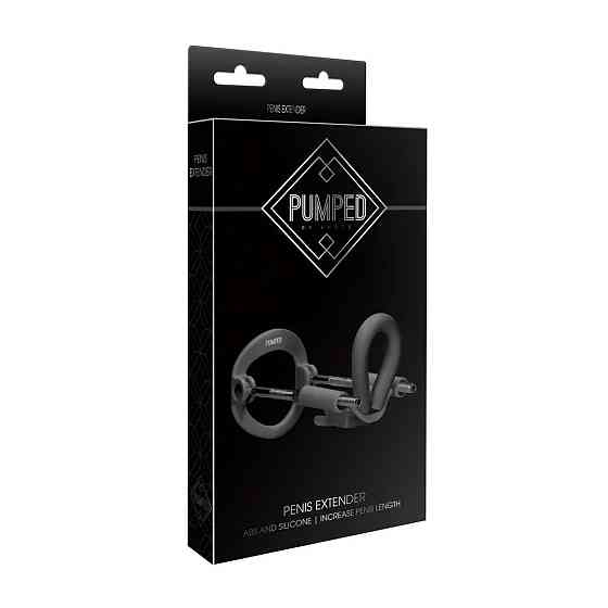 Пристрій для збільшення члена (Екстендер) - Pumped Penis Extender Black Sex Aura Київ