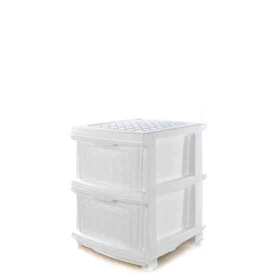 Комод пластиковый белый R-Plastic 