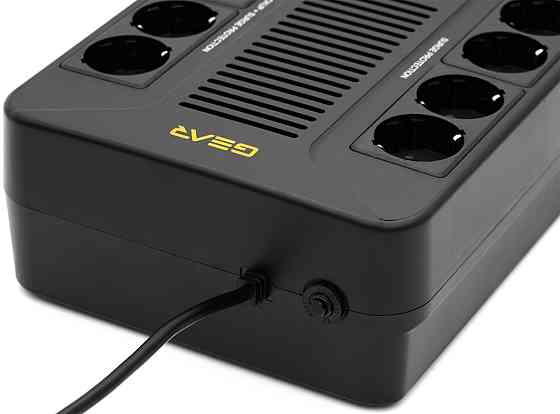 Пристрій безперебійного живлення GEAR, UPS 850VA, 510W, AVR, 8Schuko, plastic case USB+RJ45 (GU-850PLUS6) Київ