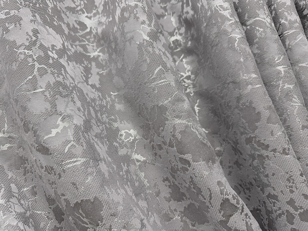 Комплект готових штор VR-Textil Льон мармур Royal Touch № 2007ш Світло-сірий 270х270 см 2 шт (33-1306) Київ - фото 8