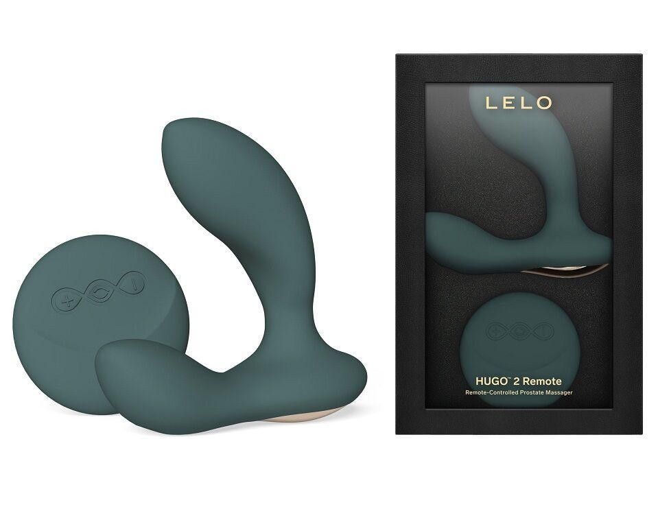 Массажер простаты LELO Hugo 2 Remote Green, 2 мотора, очень мощный, пульт ДУ Sex Aura Киев - изображение 2