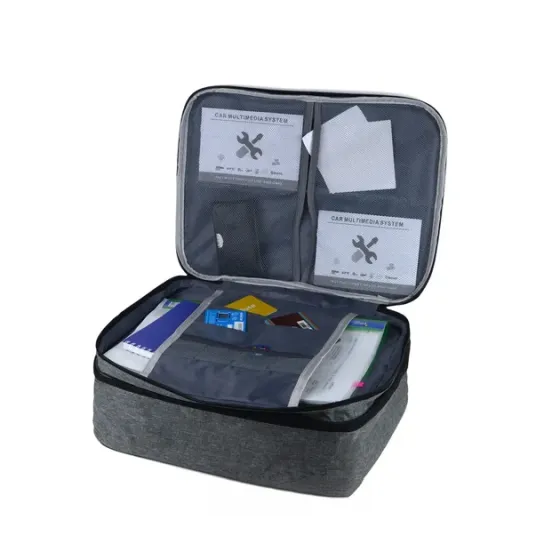 Органайзер для документів А4 чорний/сірий папка-сумка для зберігання документів, файлів та паперів Одеса