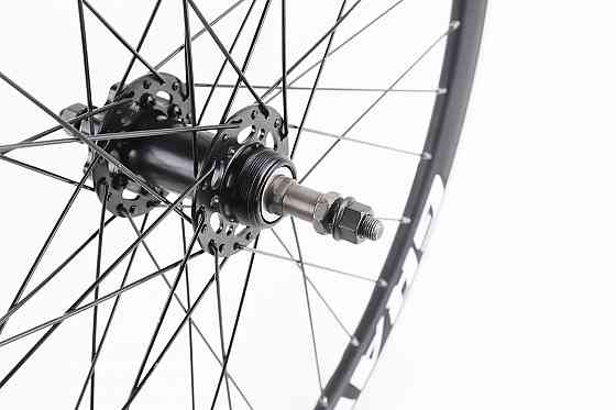 Колесо 26" заднє Disk-brake, обід алюмінієвий, втулка 14Gx36H, під вільнобіг, кріпл. гайка, "GRAVITY" (можл. подряпини) Бершадь