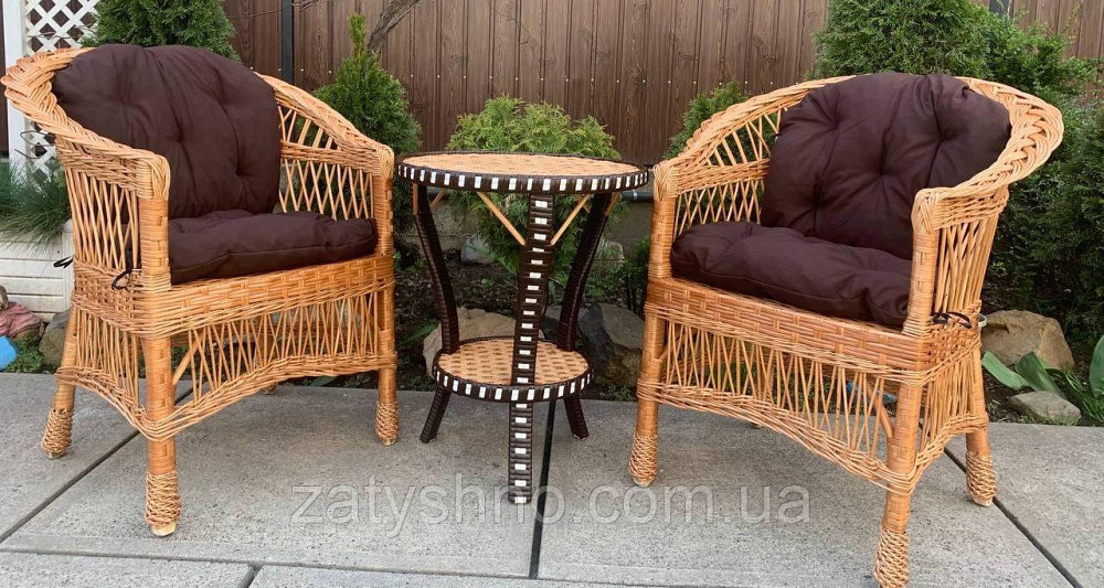 Недорогі плетені меблі для вулиці Київ - фото 4