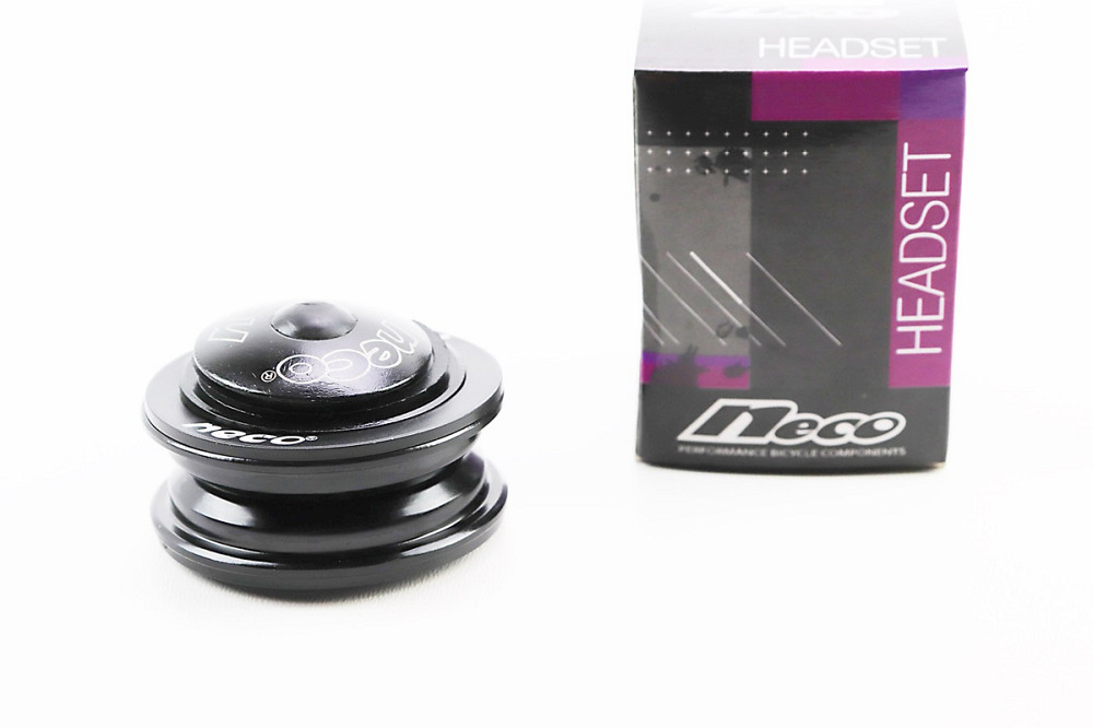 Кермова колонка 1-1/8" (44/28,6x44/30) безрізьбової вилки, напівінтегровані, чорний H115 Київ - фото 1