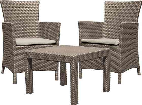 Комплект садових меблів Keter Rosario balcony set, капучіно - пісок Київ