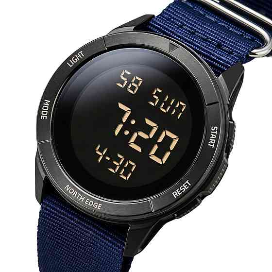 Чоловічий наручний годинник North Edge Terrax Special Blue з компасом, 2 ремінці ( 12387 ) Харків