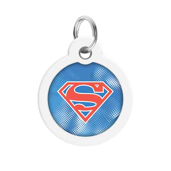 Адресник для собак и кошек металлический WAUDOG Smart ID с QR паспортом, рисунок 