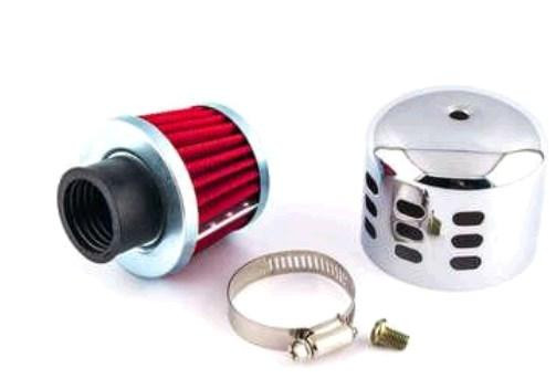 Фільтр повітряний (нульовик) Ø28mm дзвін (хром) Мукачево - фото 1