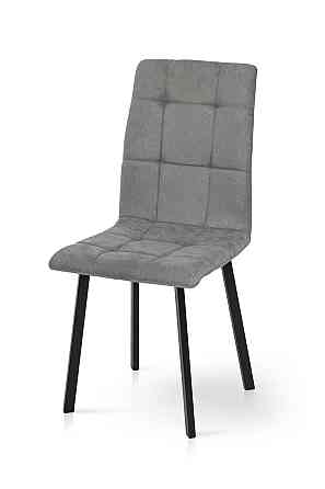 Стілець Трініті, метал чорний/ тканина темно сіра Київ