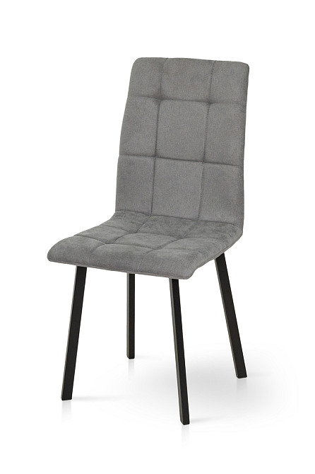 Стілець Трініті, метал чорний/ тканина темно сіра Киев - изображение 2