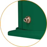 Душ солнечный Aquaviva Big Jolly алюминиевый с мойкой для ног зеленый A320/6016. 35 л Киев