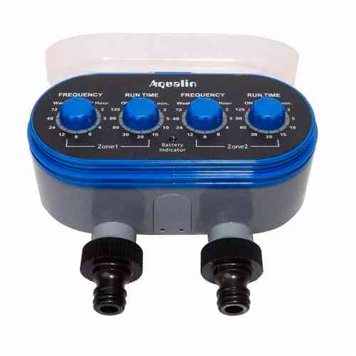 Таймер полива, подачи воды на 2 линии с шаровыми клапанами Aqualin YL21032 Винница