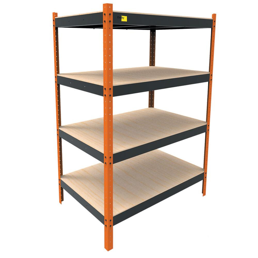 Металевий посилений стелаж Emby Heavy Series (розмір 2000х1300x900мм) 4 полиці ДСП до 300кг Вінниця - фото 2