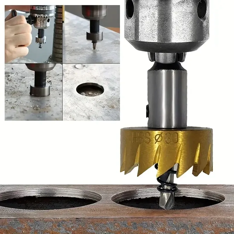 Набір коронок по металу для дрилі, 5 штук Київ - фото 14