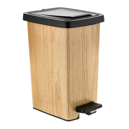 Відро для сміття 8л slim з малюнком Дерево wooden Decor ELIF Житомир - изображение 1