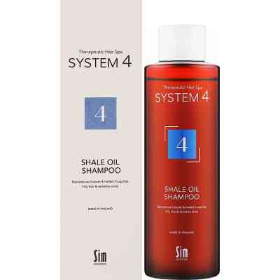 Шампунь Sim Sensitive System 4 Для жирной и чувствительной кожи головы 250 мл (6417150024376) Винница
