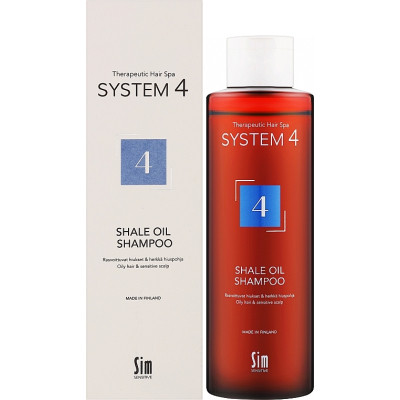 Шампунь Sim Sensitive System 4 Для жирної і чутливої шкіри голови 250 мл (6417150024376) Вінниця - фото 1