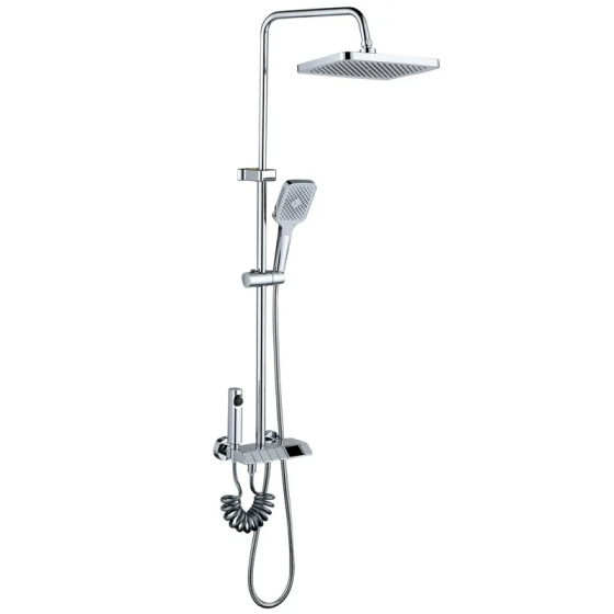 Душова колона зі змішувачем Mixxus Premium NEPTUNE 009-J з кнопкою перемикання,4 режими   ( MI6832 ) 32547 Харьков