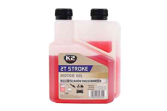 Олива 2T - мінеральна універсальна "2T STROKE OIL RED", 500ml (з дозаторм) Бершадь