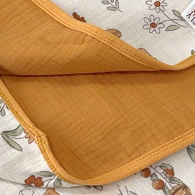 Плед Детский Lovely Svi Хлопок Муслин 100х130 см - двухсторонний -Желтый Киев - изображение 2