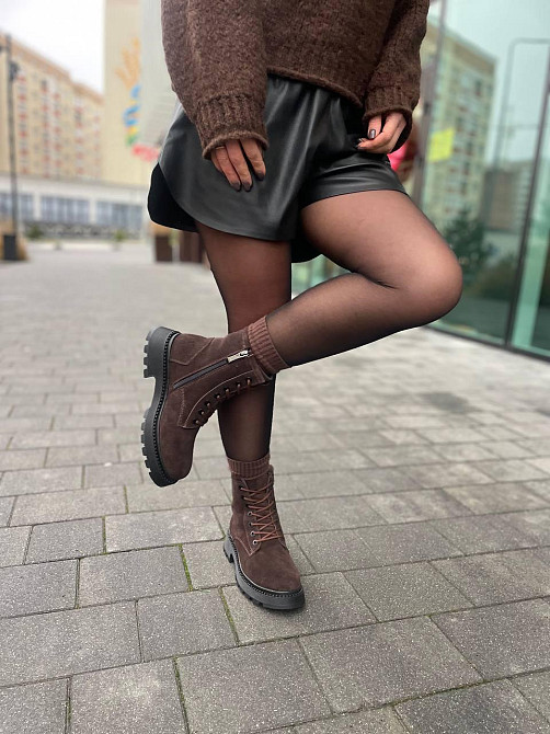 Molly Черевики жіночі MOLLY 12-16 коричневі (зима, замша натуральна) (5715) 40 Коломыя - изображение 3