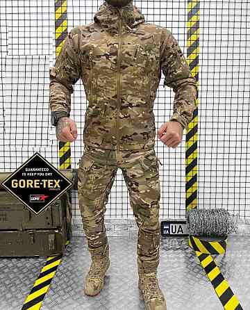 Тактический осенний костюм Softshell куртка и штаны (Мультикам) XXXXL Киев