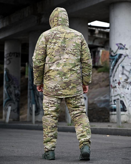 Зимовий тактичний костюм TASLAN Oblivion водонепроникний мультикам ВТ3759 Одеса - фото 14