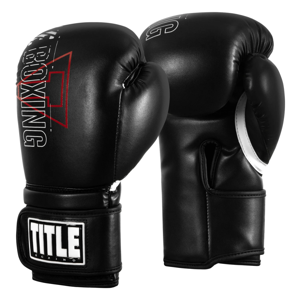 Боксерські рукавиці TITLE DYNAMIC STRIKE HEAVY BAG GLOVES Black 16 oz Каменское - изображение 1
