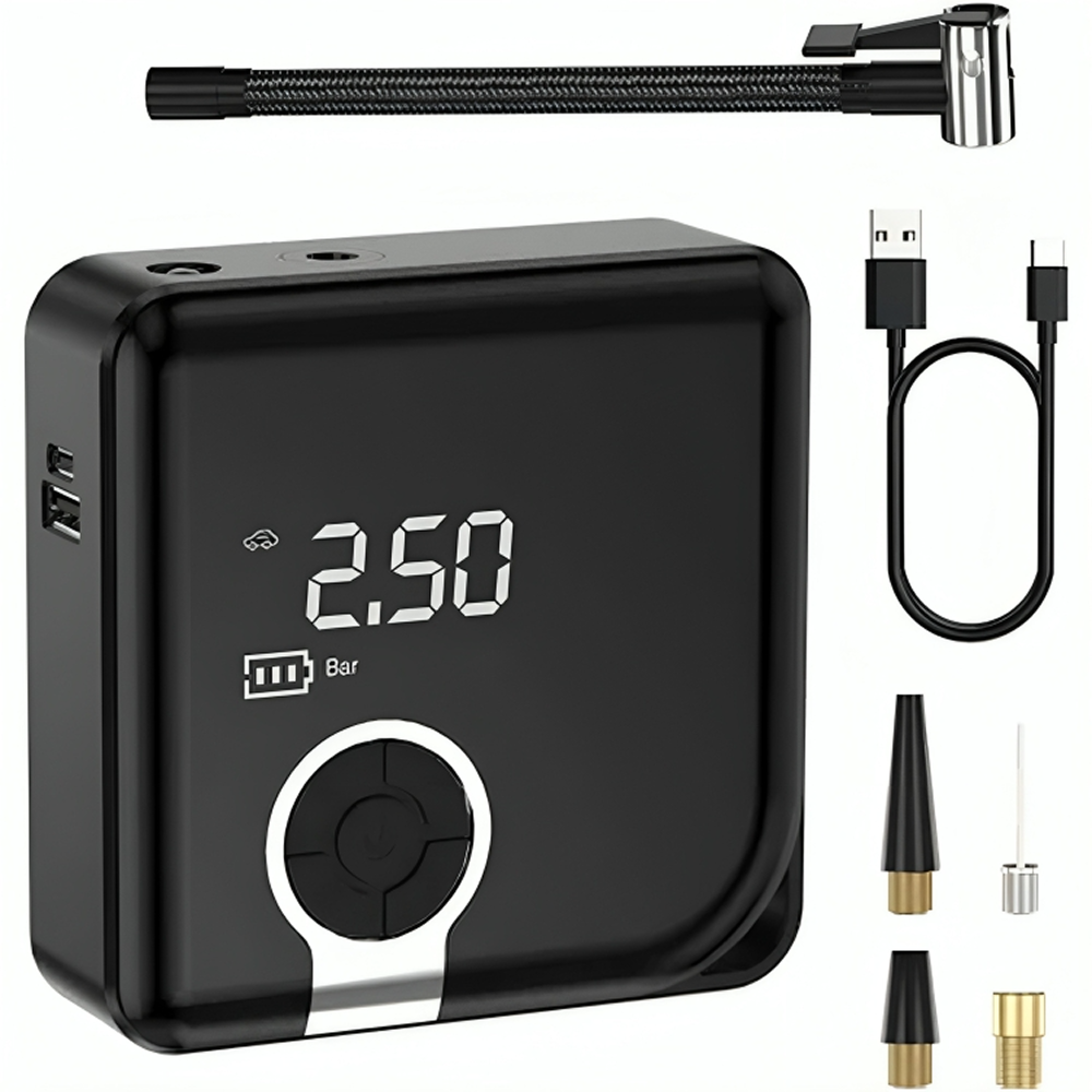 Автомобильный компрессор аккумуляторный,5000мАч,CTC-658 SBR Киев - изображение 1