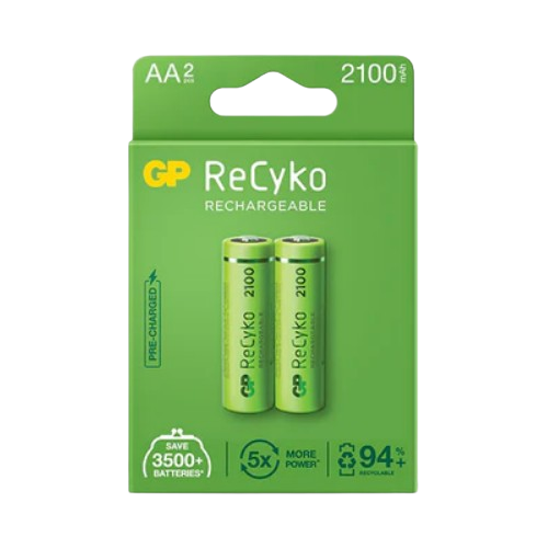 Акумулятор AA/HR06 2100mAh (бл-2шт) GP ReCyko New desing Житомир - фото 2