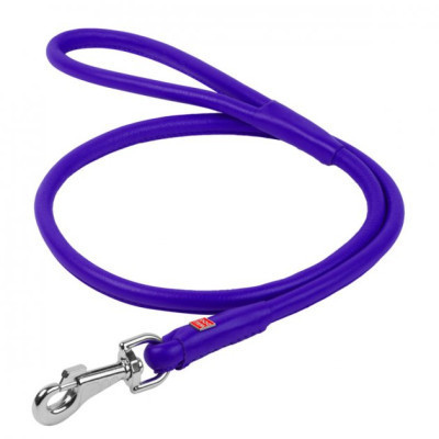Повідок для собак WAUDOG Glamour круглий S-M Д 10 мм Д 122 см фіолетовий (33789) Вінниця - фото 1