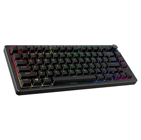 Клавіатура бездротова HyperX Alloy Rise 75 Red RGB UA Black (91Y91AA) ( 19181 ) Харків