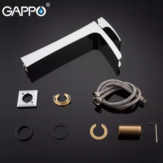 Змішувач для раковини високий GAPPO G1007-21 хром Київ