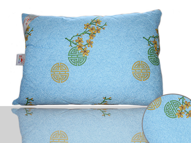 Ecotton Подушка Ecotton 60х60 см антиалергенна натуральний чохол блакитний 50-0012 Blue Коломия - фото 1