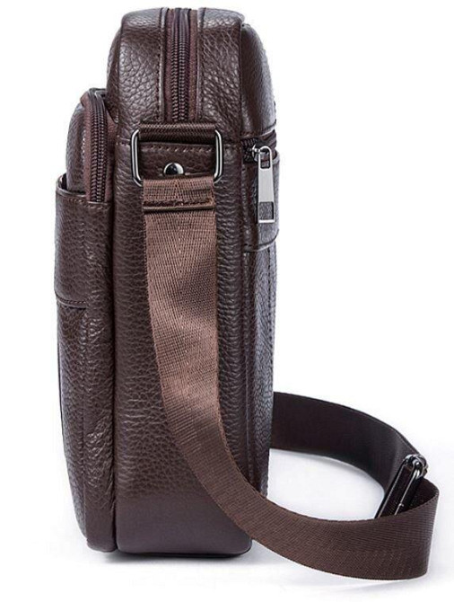 Сумка мужская Vintage 14744 Коричневая Киев - изображение 7