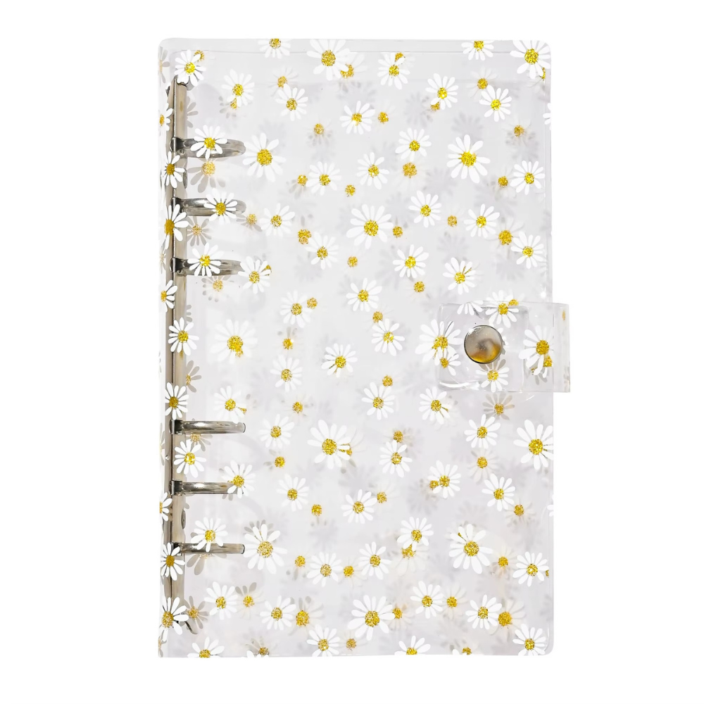 Блокнот-планер для финансов формат А6,планер бюджета и хранения денег,органайзер прозрачный с ромашками Каменец-Подольский - изображение 3