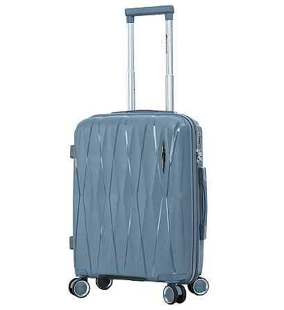 Чемодан полипропиленовый MADISSON 51103 малый 55 см серо-синий Киев