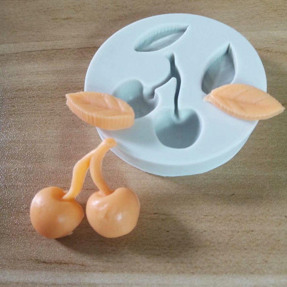 Молд силиконовый Вишня 55 мм серый Киев - изображение 8