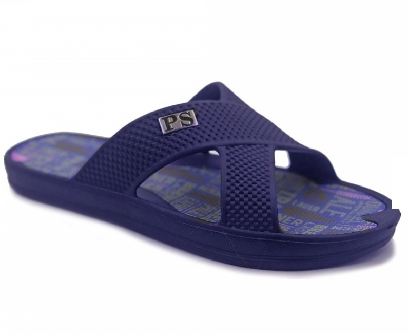 Шлепанцы мужские синие накрест PS Одесса - изображение 2
