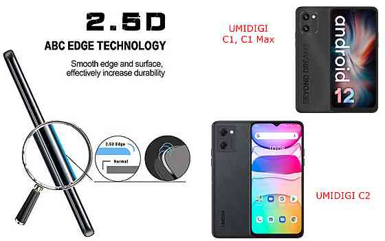 Захисне скло ArmorGlass для UMIDIGI G1, G1 Max, G2 – стійке до подряпин та ударів Київ